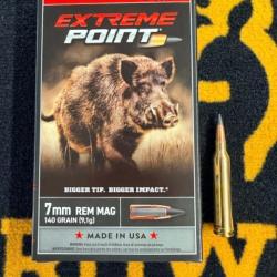 Winchester Extreme Point 7 mm rem mag 140 grs (x20)