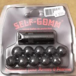 Lance balles de protection Self-Gomm adaptateur  M10x150 + 10 balles HILMAR SUPER DESTOCK !!!