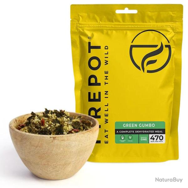 Repas d�shydrat� Firepot Gumbo aux herbes et riz