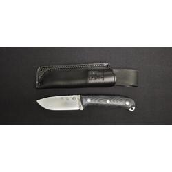 Joker Ursus CM-116 - Couteau de Survie Lame Fixe MOVA 1.4116 - Manche Micarta Noir