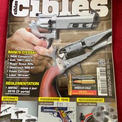 Ruger, Colt, Lebel, S&W 629... revue CIBLES no 595 oct 2019