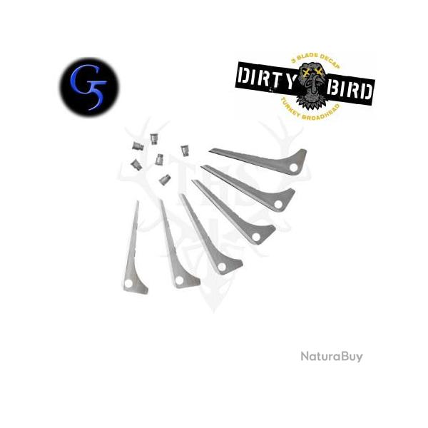 G5 Dirty Bird Lames de Remplacement 125 gr