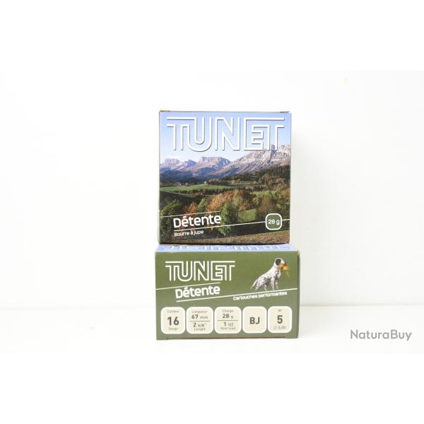 50 Cartouches Tunet  calibre 16