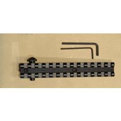 Rail Mauser 98K 98 k k98 VZ24, M948, M43, M48 ... pour planchette de hausse