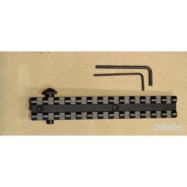 Rail Mauser 98K 98 k k98 VZ24, M948, M43, M48 ... pour planchette de hausse