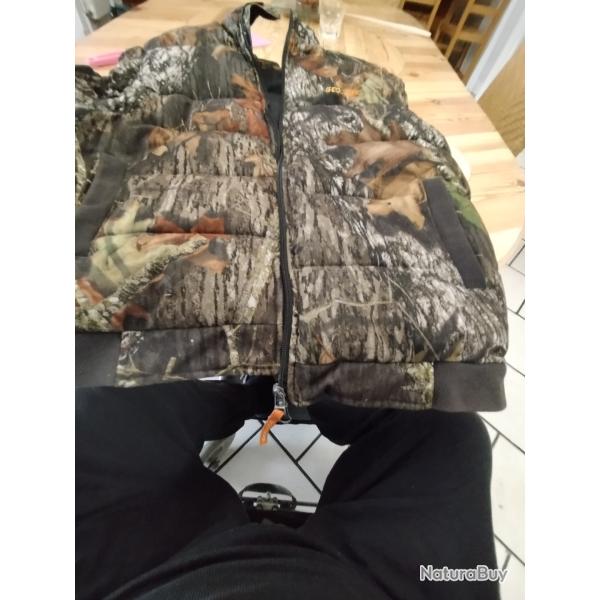 gilet xxl chaud g�ologic camouflage