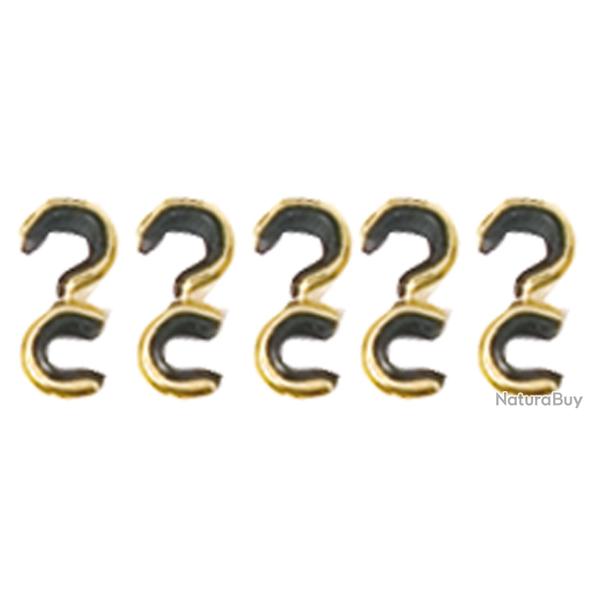 10 NOCK SET POUR CORDE 12/14 BRINS