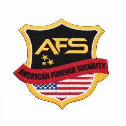 AFS am&eacute;ricain forever security Californie  Etats Unis 10.5 cm x 9.5 cm