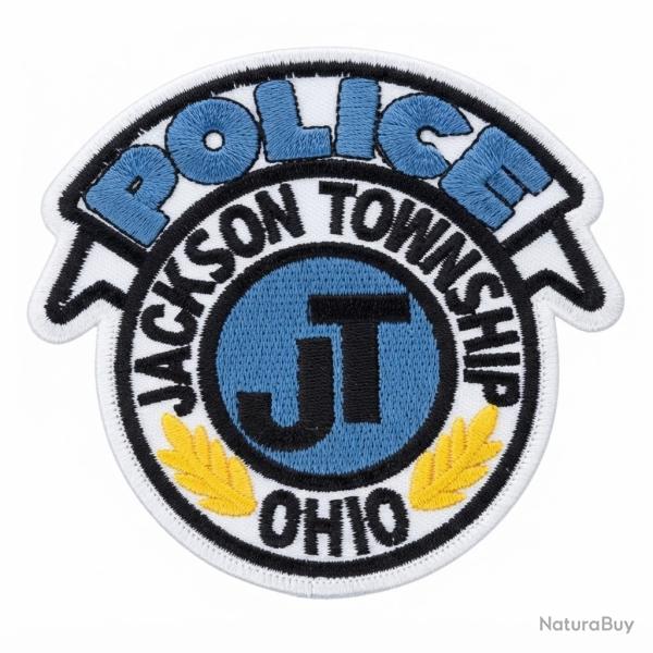 Police de Jackson Township, dans l'Ohio.  USA  10  cm x 10 cm