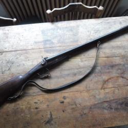 fusil de chasse poudre noire calibre 16 a broche tres bon &eacute;tat fonctionne tres bien.