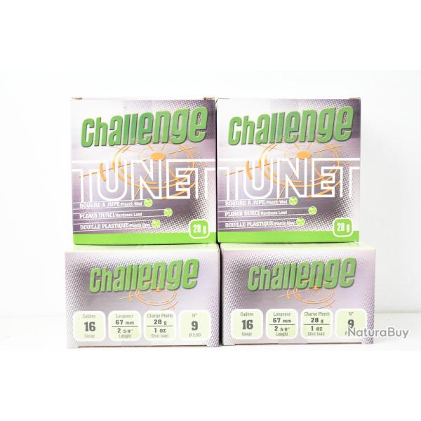 225 Cartouches  Tunet Challenge cal 16