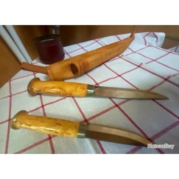 Couteau finlandais trousse de chasse