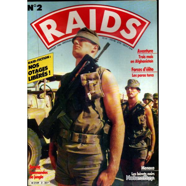raids 2, beyrouth otages, liban, fusiliers marins sovi�tiques, stage commando gabon, paras turcs,