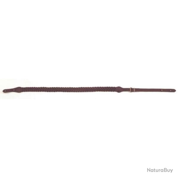 Bretelle - Colombi Sports - Cuir Tress� Marron