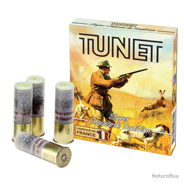 Cartouches Tunet Super Tradition - Cal.12/70 - 8 / Par 1
