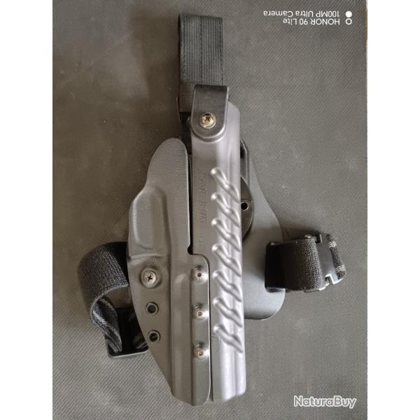HOLSTER G-CODE SOC RIG AVEC PLAQUE DE CUISSE POUR GLOCK 17