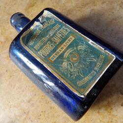 bouteille poudre noir  III&deg; r&eacute;publique chasse apr&egrave;s 1870 minist&egrave;re de la guerre