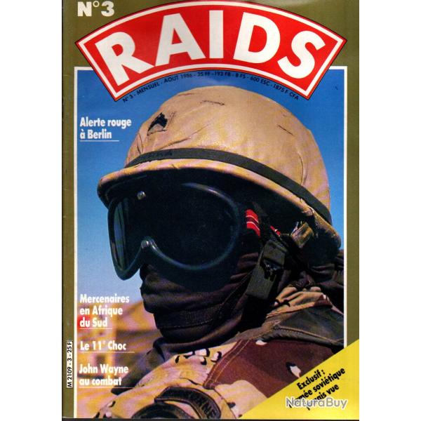 raids 3, 11e choc, alerte rouge � berlin, arm�e chinoise, john wayne, paul aussaresses ,  pathfinder