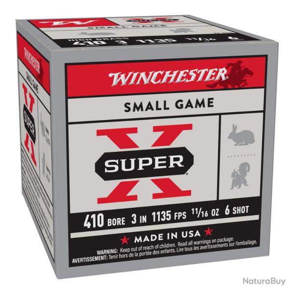 SUPER X-HIGH BRASS 410/76 19.5g x25 - WINCHESTER NEUF UNIQUE P6