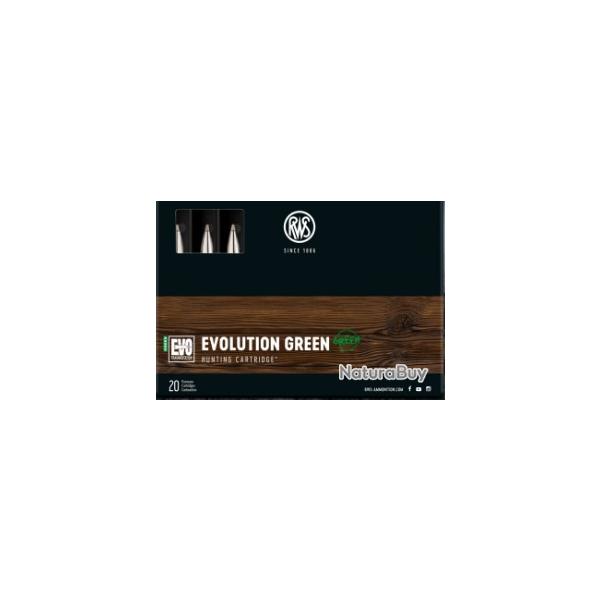 Munitions RWS cal.8x68s evo green 139gr 9g par 60