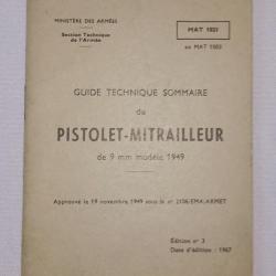 Guide technique Arm&eacute;e fran&ccedil;aise PM MAT 1949 2