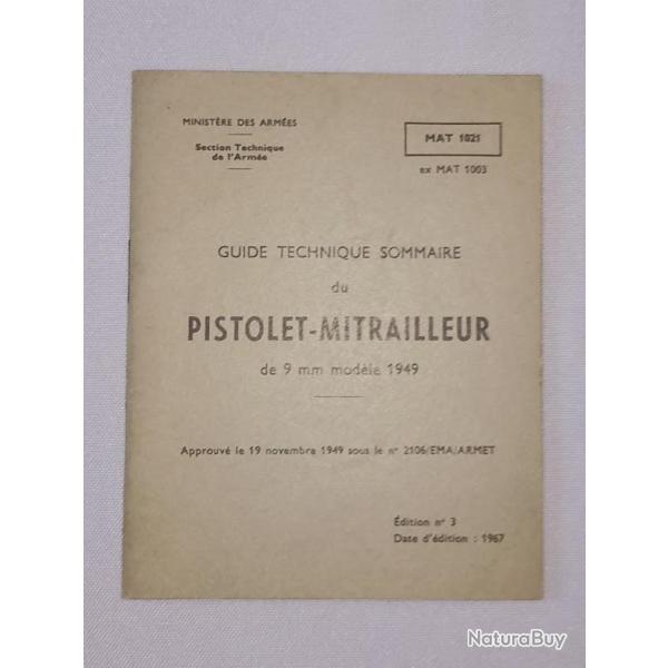 Guide technique Arm�e fran�aise PM MAT 1949 2