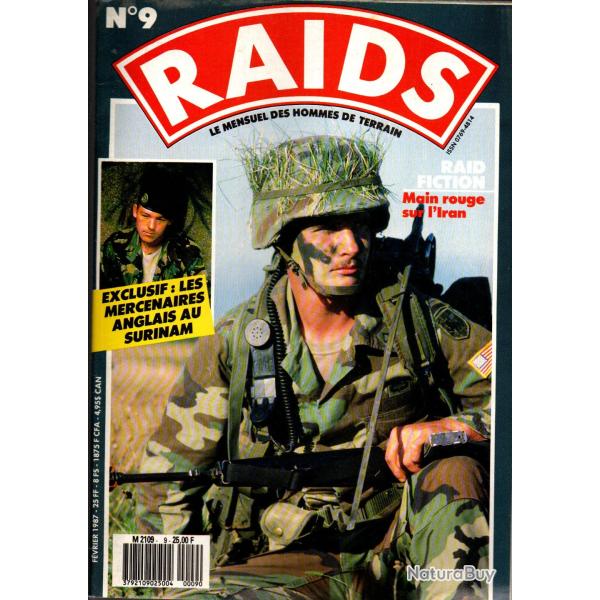raids 9 , mercenaires anglais au surinam, spetsnaz, trekking himalaya, commando n 2 entrainement