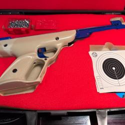 Pistolet &agrave; air comprim&eacute; MANUSPORT / Gallus Matchpistol - Complet avec mallette d'origine