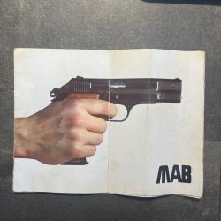 NOTICE D'ORIGINE MAB P15 9MM