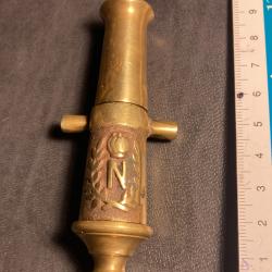 briquet essence en forme de canon napol&eacute;onien