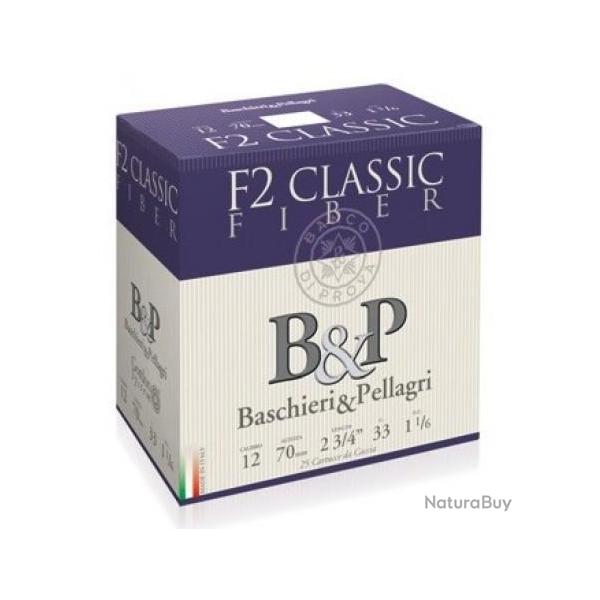 CARTOUCHES B&P CLASSIC FIBER CAL 12/70 33 GR BG N�6