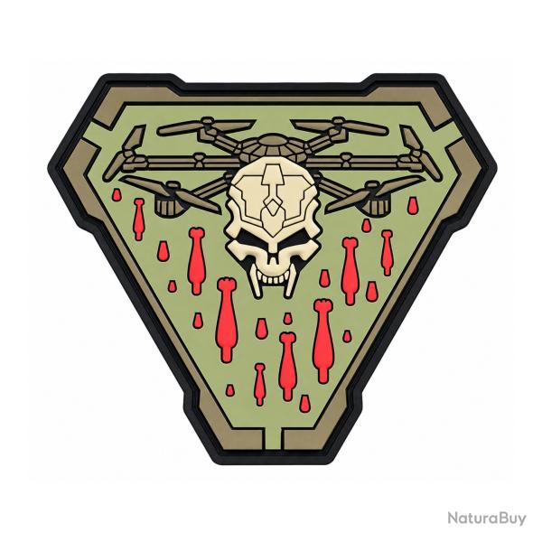 Patch PVC 3D Skull Warrior Vert