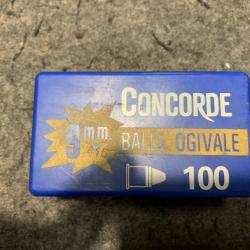 Boite de 59 balles ogivales cal 9mm flobert