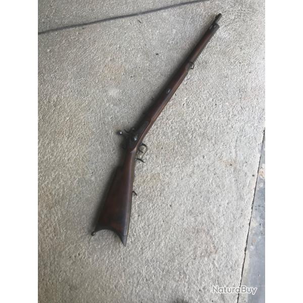 Tr�s rare carabine � broches suisse