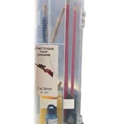 Kit de nettoyage pour carabine calibre 9mm +burette