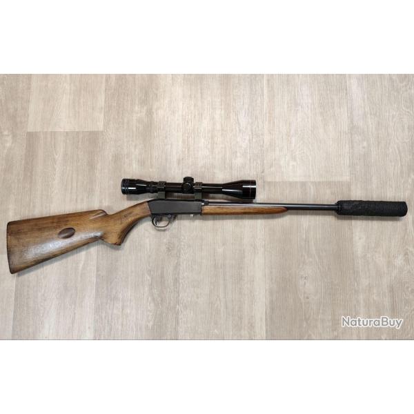 Carabine semi-auto BROWNING SA-22 - Cal .22LR - Takedown, lunette, silencieux (Occasion)