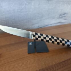Couteau Le P&eacute;rigord damier sycomore &eacute;b&egrave;ne