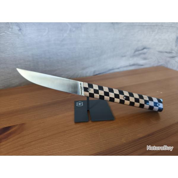 Couteau Le P�rigord damier sycomore �b�ne