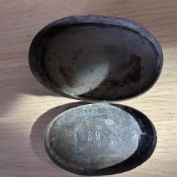 Boite &agrave; graisse Arm&eacute;e Fran&ccedil;aise 14-18.