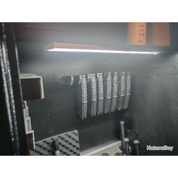 Porte Chargeur Double AK Magn�tique SPIDERMAG - Support PMAG AK pour Coffre-Fort