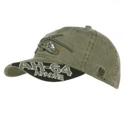 Casquette Baseball AH-64 Apache - d&eacute;lav&eacute;e