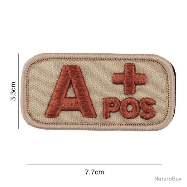Patch tissu avec velcro � A+ � coyote