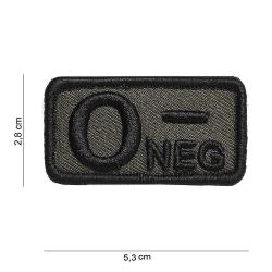 Patch tissu avec velcro &laquo; O- &raquo; vert