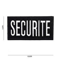 Patch tissu avec velcro "S&eacute;curit&eacute;"