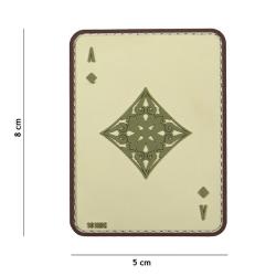 Patch 3D PVC As de carreau sable