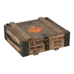 Caisse militaire bois occasion 40x36x15cm