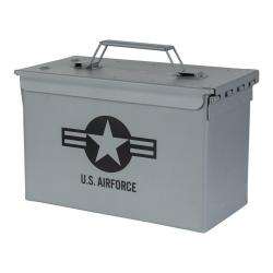 Bo&icirc;te &agrave; munitions acier - calibre 50mm -  US Air Force