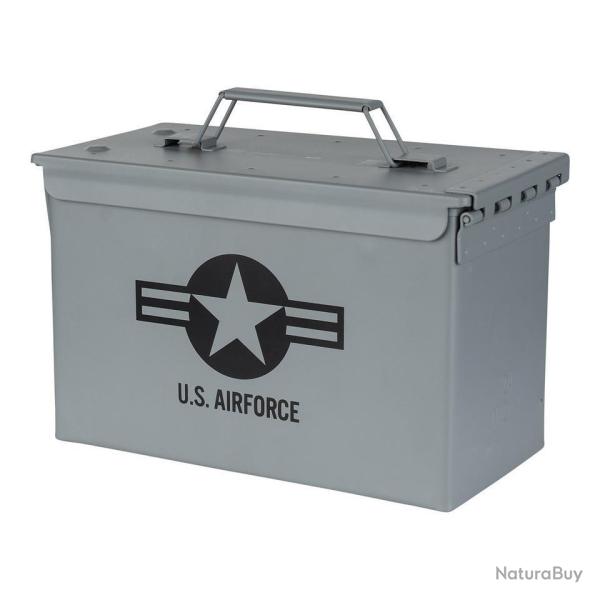 Bo�te � munitions acier - calibre 50mm -  US Air Force