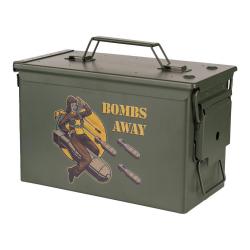 Bo&icirc;te &agrave; munitions acier - calibre 50mm - Bombs Away