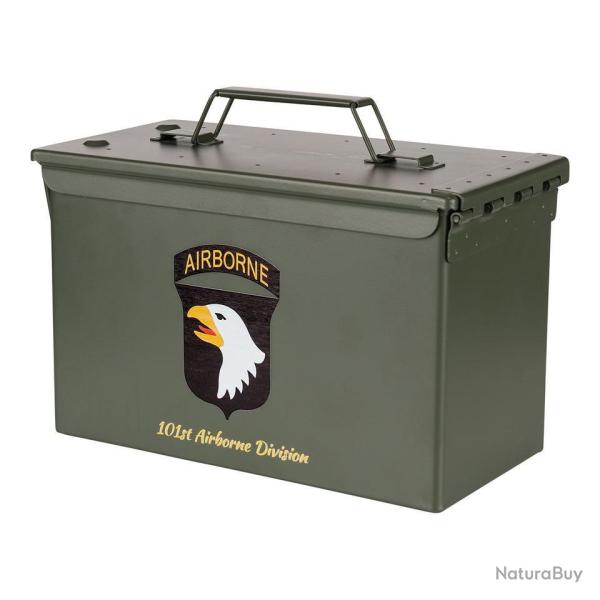 Bo�te � munitions acier - calibre 50mm - 101st Airborne Division